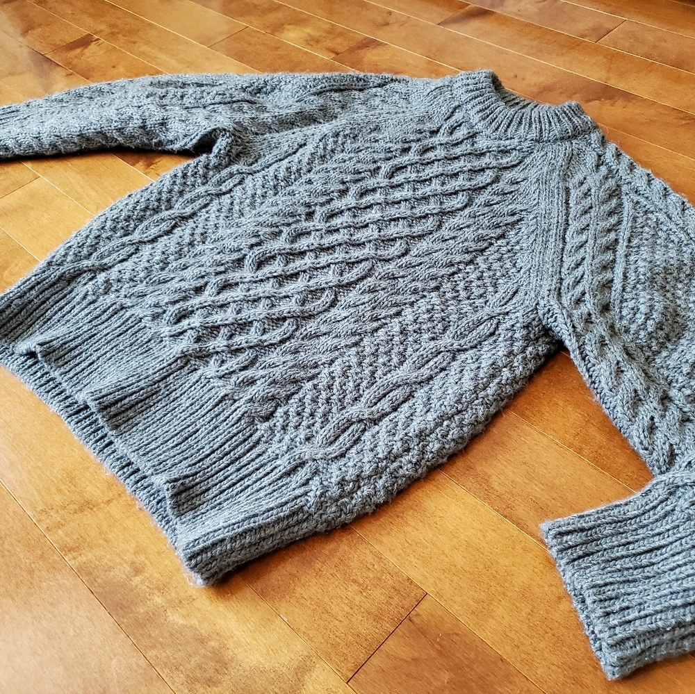 H&m oversized chunky knit sweater
